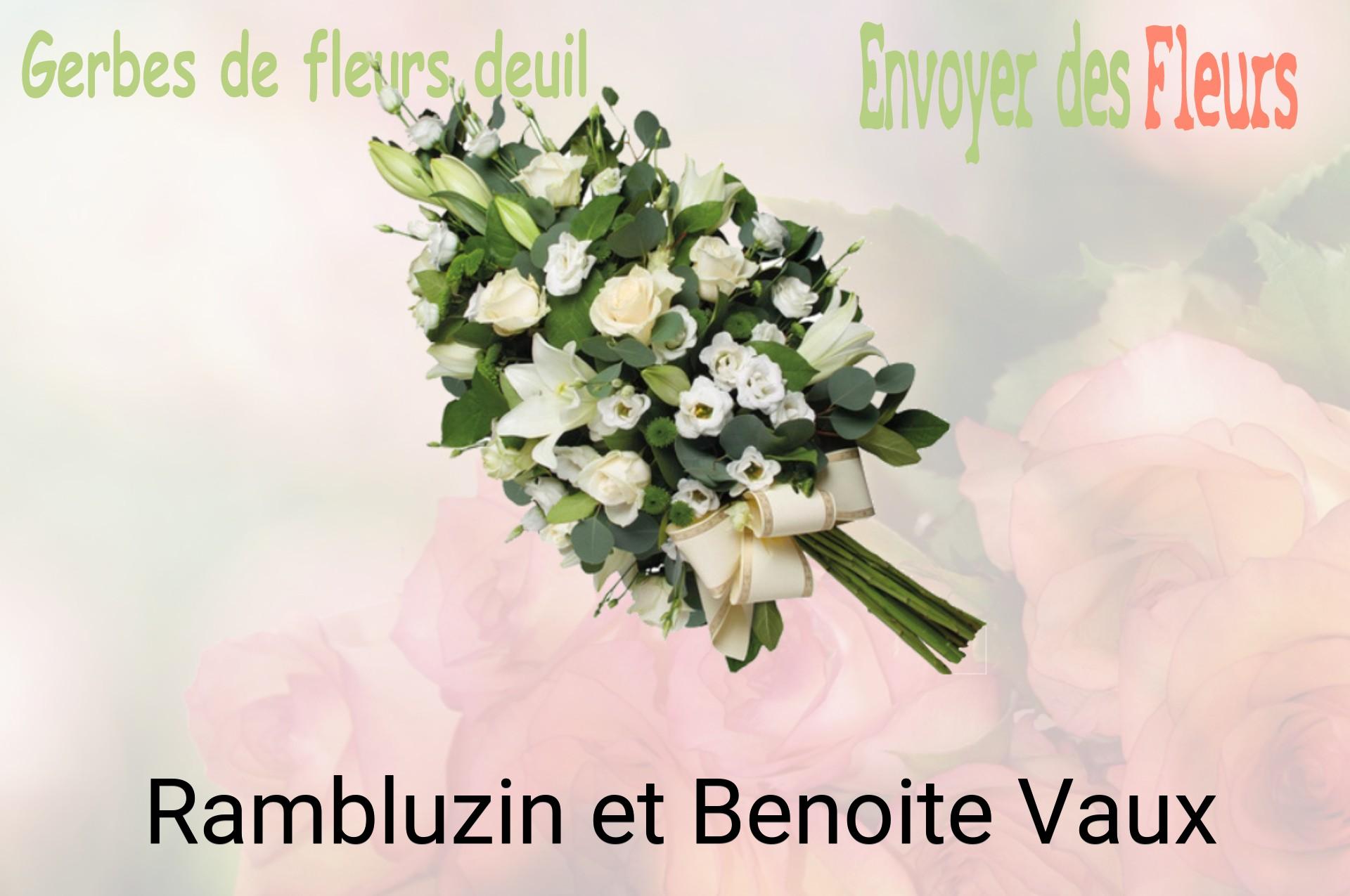 Gerbe de fleurs de deuil livrée à Rambluzin-et-Benoite-Vaux